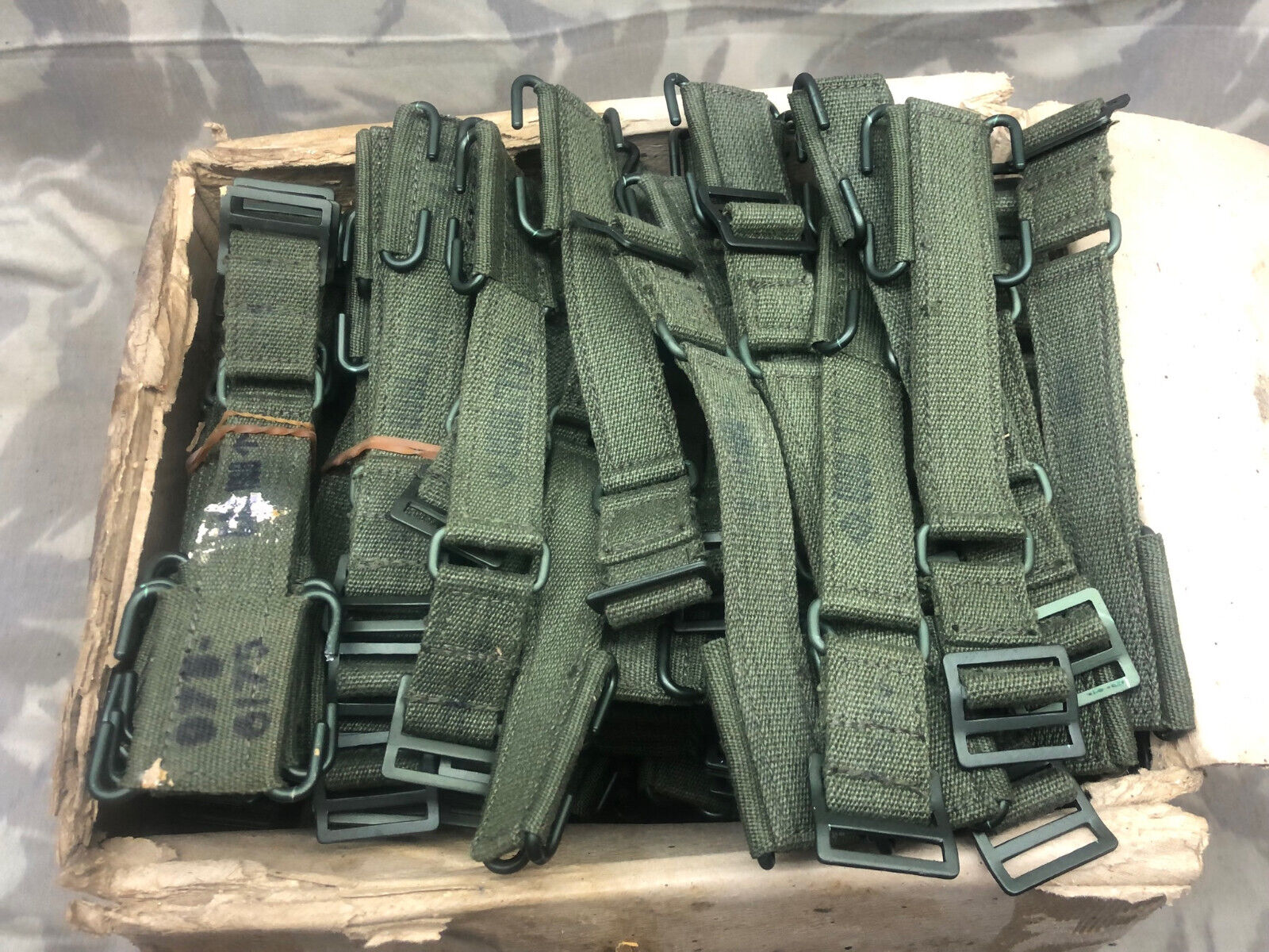 Original WW2 British Army 44 Pattern Webbing Brace Adaptors - New Old Stock - The Militaria Shop