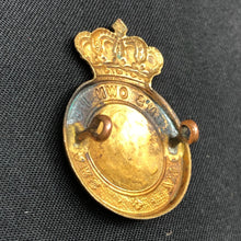 Load image into Gallery viewer, Original WW2 British Army Cap Badge - 7th Queens Own Hussars - The Militaria Shop