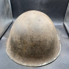 Load image into Gallery viewer, Original British/Canadian Army WW2 Mk3 Turtle High Rivet Combat Steel Helmet - The Militaria Shop