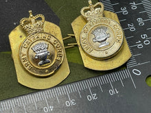 Load image into Gallery viewer, Original British Army Pair of Army Catering Corps Collar Badges with Backing - The Militaria Shop