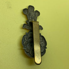 Load image into Gallery viewer, Original WW1 British Army Cap Badge - Yorkshire Hussars - The Militaria Shop