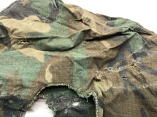 Load image into Gallery viewer, Original US Army Vietnam War Era M1 Camo Helmet Cover - Local Find - Combat Worn - The Militaria Shop