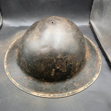 Load image into Gallery viewer, Original British Army WW2 Combat Steel Helmet - The Militaria Shop