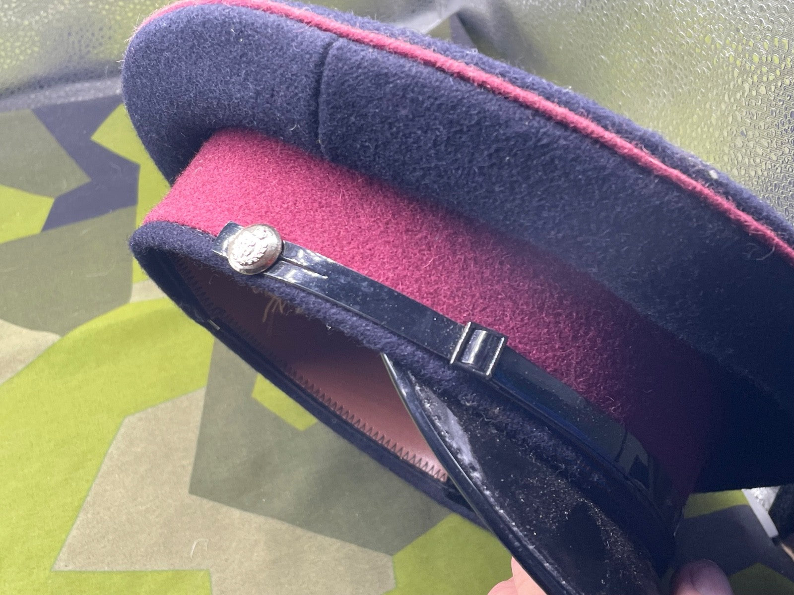 Original British Army Royal Army Medical Corps Peaked Cap - Size 55cm - The Militaria Shop
