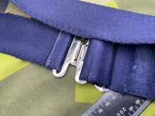 Charger l'image dans la galerie, Original British Royal Navy Blue Canvas Stable Belt - Approx 40" Waist - The Militaria Shop