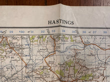 Load image into Gallery viewer, Original WW2 British Army GSGS OS Map of England & Wales - Hastings - The Militaria Shop