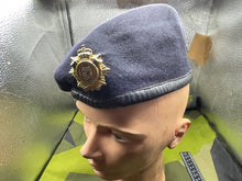 Load image into Gallery viewer, Original British Army Logistics Corps Beret with Badge - Size 58cm - The Militaria Shop