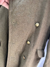 Load image into Gallery viewer, Original WW2 Canadian Army Soldiers Greatcoat - Size 38" Chest - The Militaria Shop