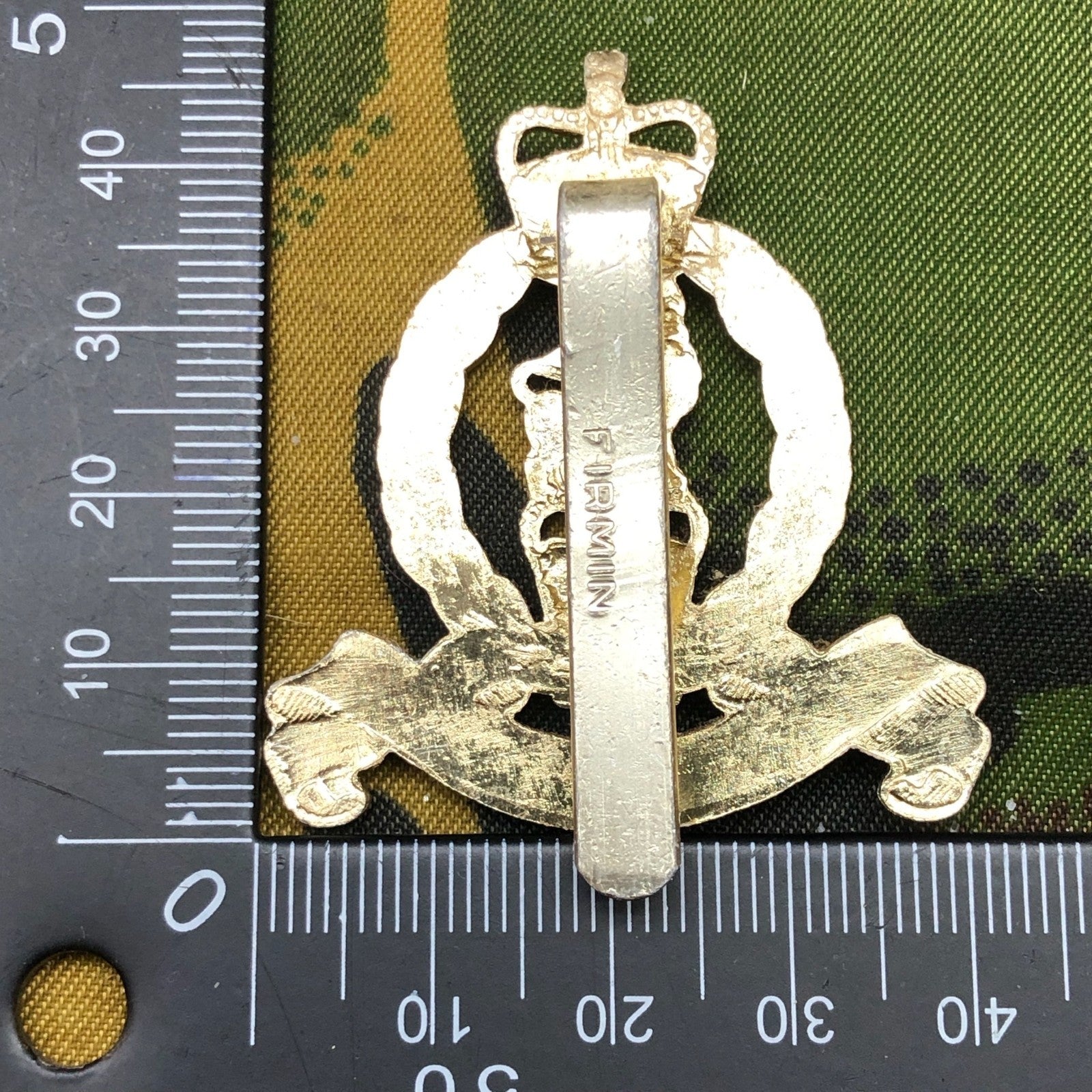 Original British Staybrite Army Cap Badge - Adjutant General's Corps - The Militaria Shop