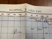 Charger l'image dans la galerie, Original WW2 British Army GSGS Map of Scotland - Ullapool & Loch Ewe - The Militaria Shop