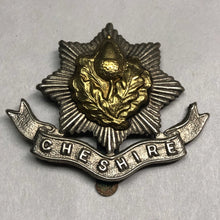 Load image into Gallery viewer, Original British Army Cap Badge - Cheshire Regiment - The Militaria Shop