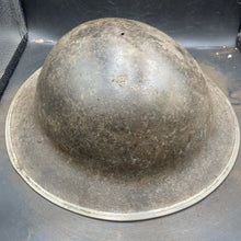 Load image into Gallery viewer, Original WW2 British Army Mk2 "Brodie" Combat Helmet - The Militaria Shop