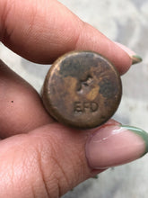 Load image into Gallery viewer, Original WW1 British Army SMLE Enfield Brass Oil Bottle - EFD Marked - The Militaria Shop