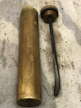 Load image into Gallery viewer, Original WW1 British Army SMLE Enfield Brass Oil Bottle - EFD Marked - The Militaria Shop