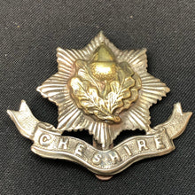 Load image into Gallery viewer, Original British Army WW1 Cheshire Regiment Badge - The Militaria Shop