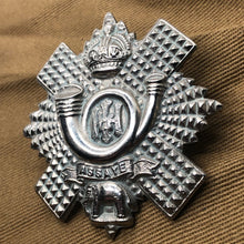 Load image into Gallery viewer, Original WW2 British Army Highland Light Infantry Cap Badge - The Militaria Shop