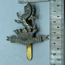 Load image into Gallery viewer, Original British Army WW1 7th Dragoon Guards Cap Badge - The Militaria Shop