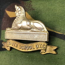 Load image into Gallery viewer, Original WW1 British Cap Badge - Louth School O.T.C. - The Militaria Shop