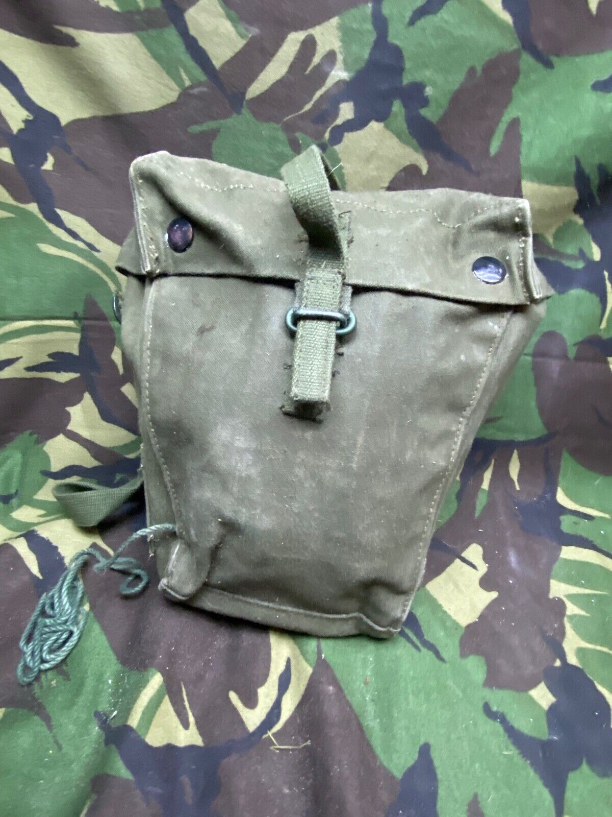 Kit Acqua Esercito Britannico Borraccia E Tazza Originale British Army Surplus Modello 58 - Vintage Da Collezione Borraccia Esercito Britannico Surplus - Foto 2