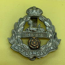 Load image into Gallery viewer, Original WW1 British Army Cap Badge - East Lancashire Regiment - The Militaria Shop