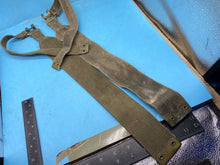 Load image into Gallery viewer, Original Pair of British Army 37 Pattern Khaki Canvas L-Straps - The Militaria Shop