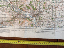 Charger l'image dans la galerie, Original WW2 British Army OS Map of Great Britain - Abergavenny - The Militaria Shop