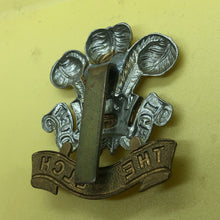 Load image into Gallery viewer, Original WW2 British Army Royal Welch Regiment Cap Badge - The Militaria Shop