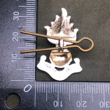 Load image into Gallery viewer, Original British Army Royal Engineers Collar Badge - The Militaria Shop