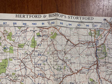 Charger l'image dans la galerie, Original WW2 British Army GSGS OS Map of England - Hertford & Bishop's Stortford - The Militaria Shop