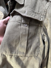 Load image into Gallery viewer, Original British Army Drill Denim Battledress Blouse - The Militaria Shop