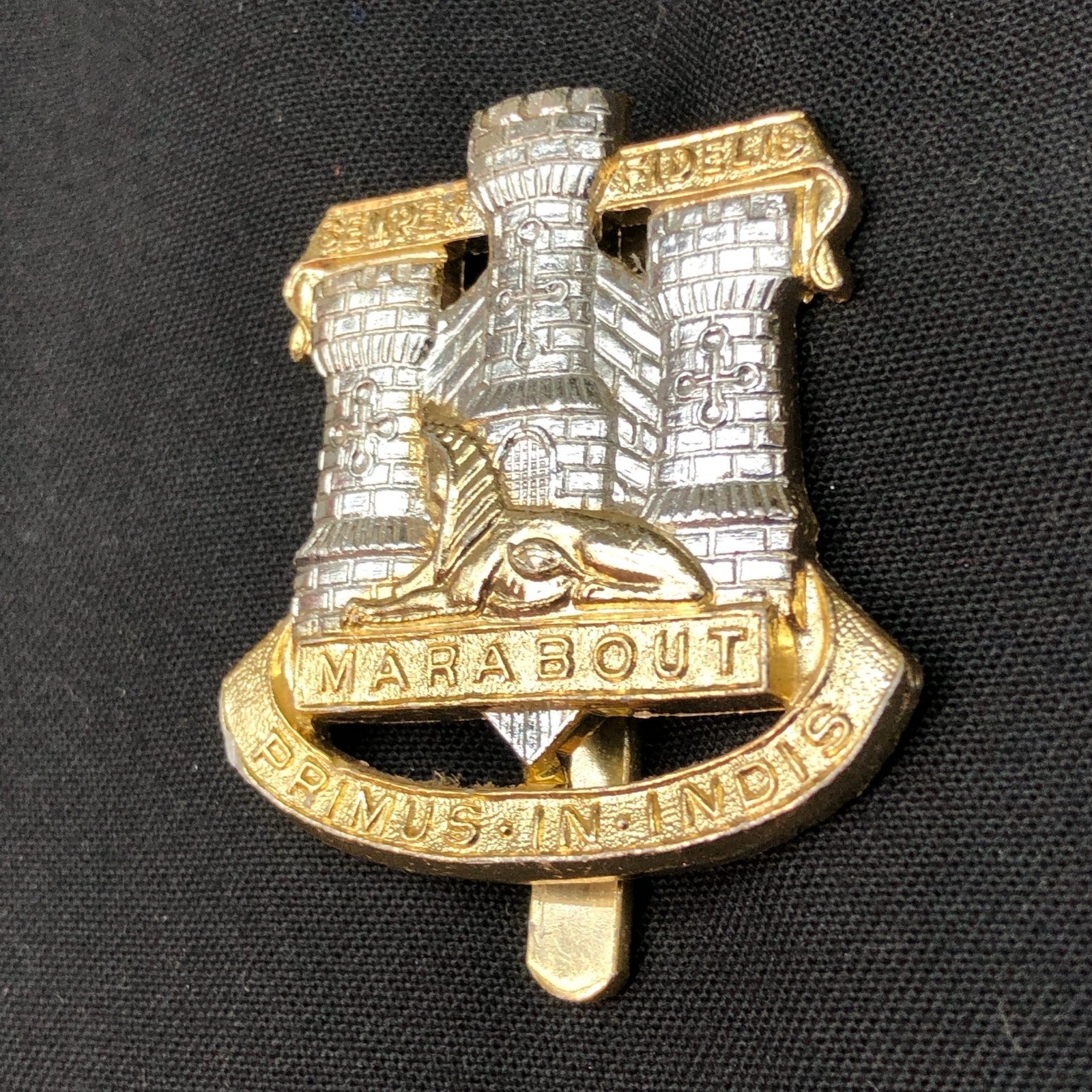 Original British Staybrite Army Cap - Dorset Regiment - The Militaria Shop