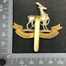 Load image into Gallery viewer, Original WW2 British Army Cap Badge - Royal Warwickshire Regiment - The Militaria Shop