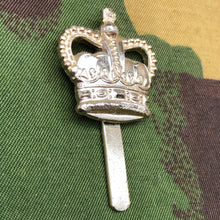 Load image into Gallery viewer, Original British Staybrite Army Cap Badge Ministry of Defence Civilian Employee - The Militaria Shop