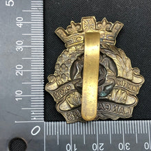 Load image into Gallery viewer, Original WW1 British Army Regimental Cap Badge - Duke of Lancasters Own Yeomanry - The Militaria Shop