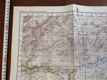 Load image into Gallery viewer, Original WW2 British Army OS Map of Scotland - Loch Ericht & Loch Laggan - The Militaria Shop