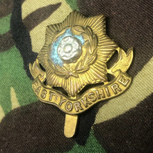 Load image into Gallery viewer, Original WW2 British Army Cap Badge - East Yorkshire Regiment - The Militaria Shop
