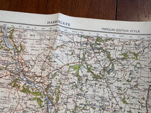 Charger l'image dans la galerie, Original WW2 British Army GSGS Os Map of Great Britain - Harrogate - The Militaria Shop