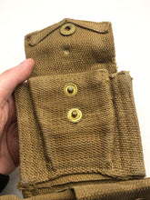 Load image into Gallery viewer, Genuine 37 Pattern Army 3 Pocket Rifle Pouch - WW2 British Army Style - The Militaria Shop
