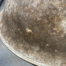 Charger l'image dans la galerie, Original WW2 British/Canadian Army Mk3 Turtle Combat Helmet - The Militaria Shop