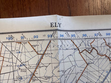 Charger l'image dans la galerie, Original WW2 British Army GSGS OS Map of England - Ely - The Militaria Shop