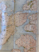 Load image into Gallery viewer, Original WW2 British Army GSGS Map of Scotland - Sound of Sleat - The Militaria Shop