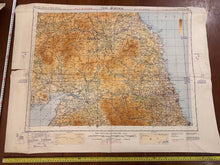 Load image into Gallery viewer, Original WW2 British Army RAF Navy Base Map of England - South West - Cornwall - The Militaria Shop