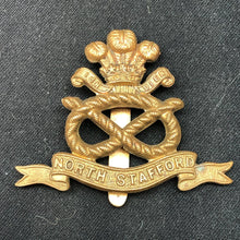 Lade das Bild in den Galerie-Viewer, Original WW2 British Army Cap Badge - North Staffordshire Regiment - The Militaria Shop
