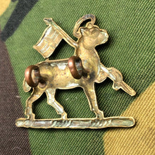 Load image into Gallery viewer, Original WW1 British Army Collar Badge - Queen's Royal Regiment (West Surrey) - The Militaria Shop