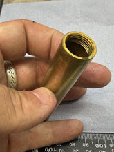 Load image into Gallery viewer, Original WW1 British Army SMLE Enfield Brass Oil Bottle - H.J&S - The Militaria Shop