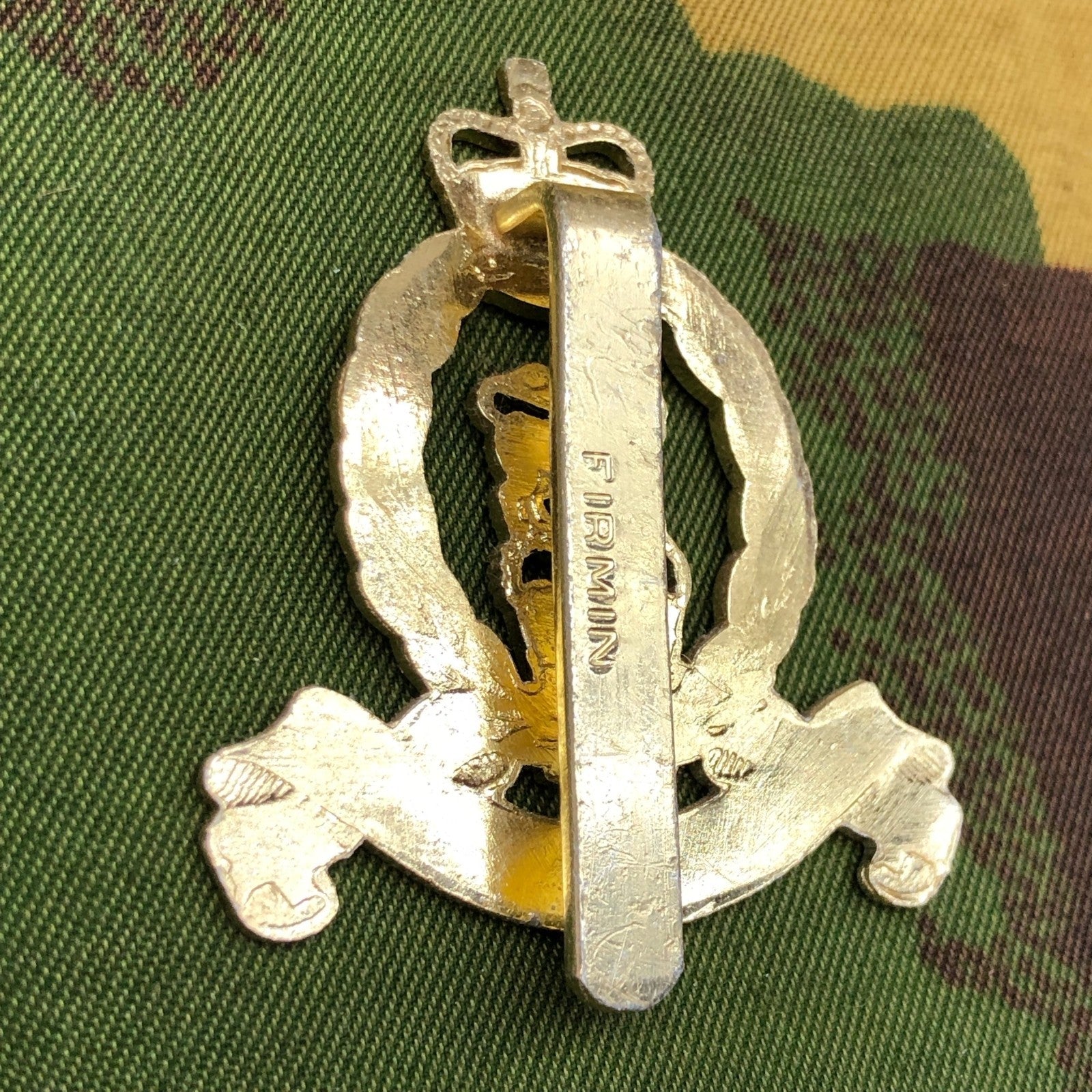 Original British Staybrite Army Cap Badge - Adjutant General's Corps - The Militaria Shop