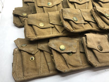 Load image into Gallery viewer, Genuine 37 Pattern Army 3 Pocket Rifle Pouch - WW2 British Army Style - The Militaria Shop