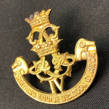 Load image into Gallery viewer, Original British Army WW1 / WW2 Princess Louise Dragoon Guards Cap Badge - The Militaria Shop