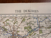 Load image into Gallery viewer, Original WW2 British Army GSGS OS Map of England - The Dukeries - The Militaria Shop