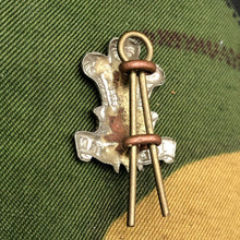 Charger l'image dans la galerie, Original British Army WW2 Collar Badge - Prince of Wales's Leinster Regiment - The Militaria Shop
